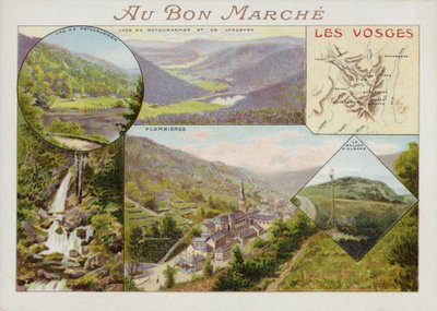 Vosges, kart by French School