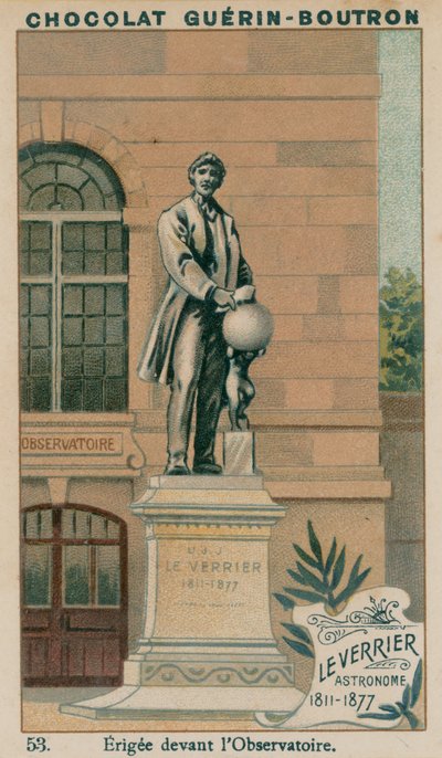 Leverrier, Astronom, 1811-1877, Erigee Gözlemevinin önünde by French School