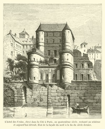 Lhotel des Ursins, on dördüncü yüzyılda Paris Şehri