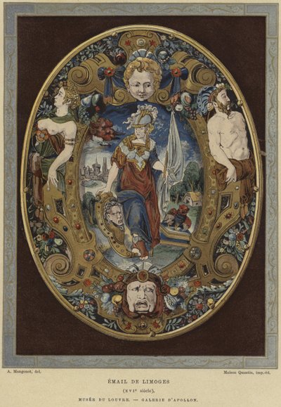 Limoges emaye, 16. yüzyıl by French School