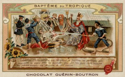 Çizgi geçiş töreni (chromolitho) by French School