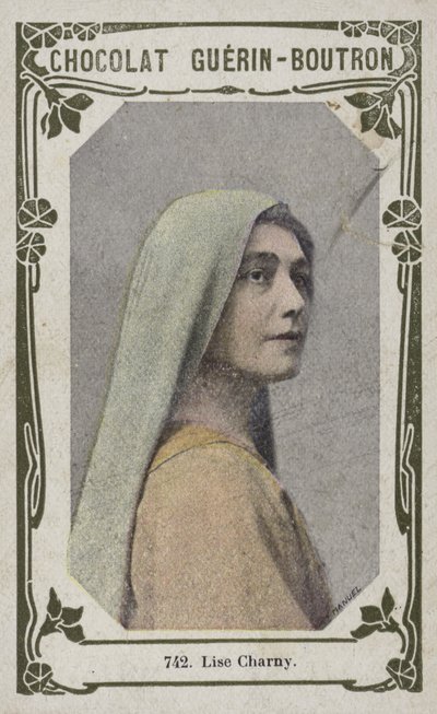 Lise Charny (renkli fotoğraf) by French School