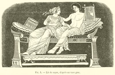 Daybed (gravür) by French School