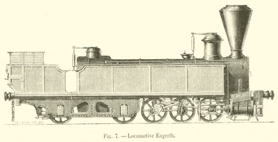 Lokomotif Engerth (gravür) by French School