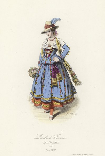 Lombard köylüsü by French School