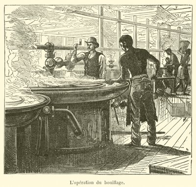 Kaynatma işlemi (gravür) by French School
