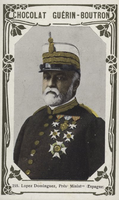 Lopez Dominguez, Başkan Bakanlar, İspanya (renkli fotoğraf) by French School
