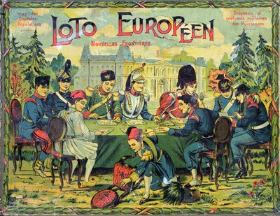 Loto Europeen, Çocuklar için Loto oyununun Fransızca versiyonu, c.1900 by French School