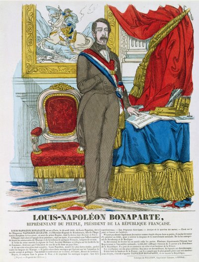 Louis-Napolyon Bonapart (1808-73) gelecekteki Napolyon III by French School
