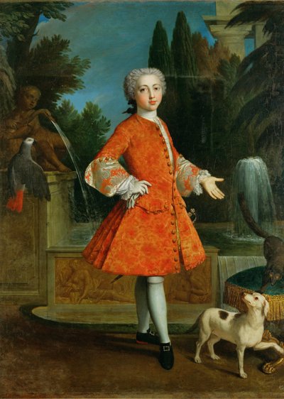 Louis-Philippe, Çocukken Orleans Dükü, Duc de ... (tuval üzerine tablo) by French School