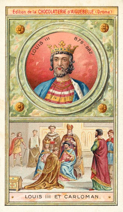 Louis III ve küçük kardeşi Carloman II, Fransa