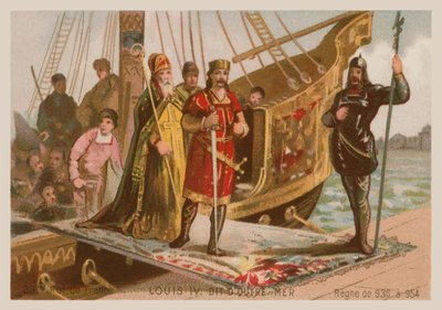 Louis IV, Fransa Kralı (920-954) by French School