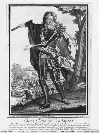 Louis Joseph de Bourbon, Vendome Dükü, Büyük Vendome olarak bilinir by French School