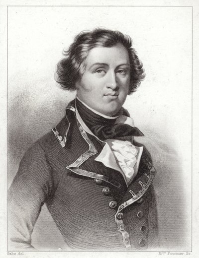 Orleans Louis Philippe, Chartres Dükü, daha sonra Fransa Kralı I. Louis Philippe (gravür) by French School