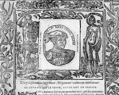 Louis VII genç by French School