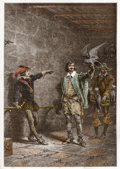 Louis XIII (1601-1643), adil, on altı yaşında ve en sevdiği Charles d