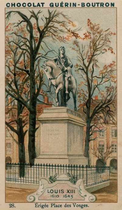 Louis XIII, 1610-1643, Erigee Place des Vosges by French School