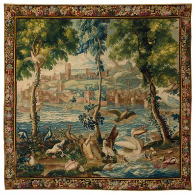 Louis XIV Beauvais "limanları" duvar halısı, c.1700 by French School