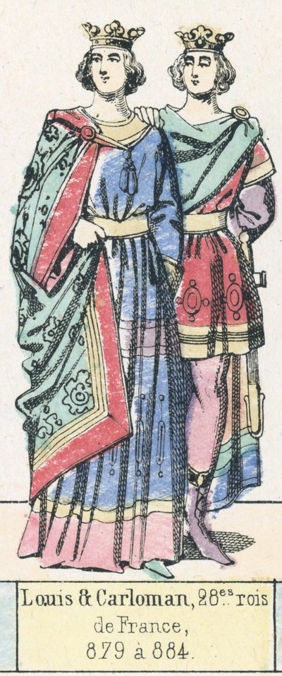 Louis ve Carloman, Fransa