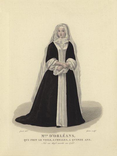 Orleans Louise Adelaide, Fransız prenses by French School