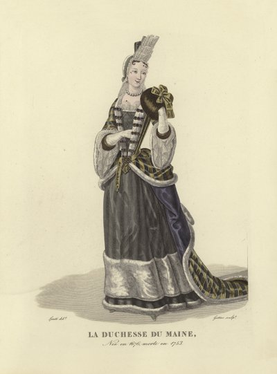 Louise Benedict de Bourbon, Maine Düşesi by French School