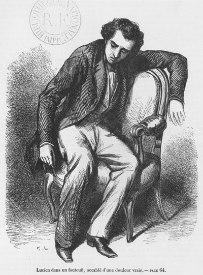 Lucien de Rubempre kedere boğulmuş, Honore de Balzac