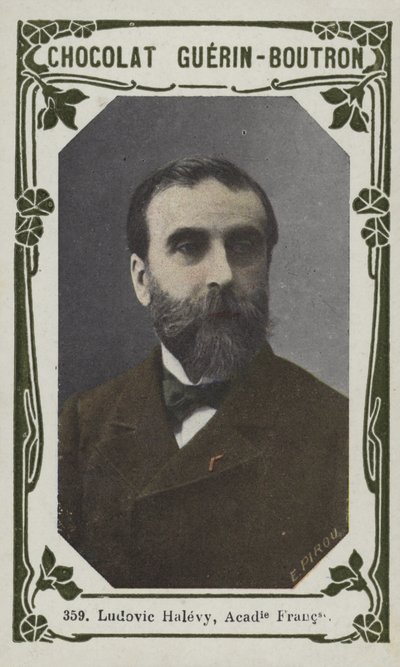 Ludovic Halevy, Academie Française (renkli fotoğraf) by French School