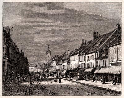 Lure - Bourgogne-Franche-Comte bölgesindeki Haute-Saone departmanı - V.-A. Malt-Kahverengi. 1884 by French School