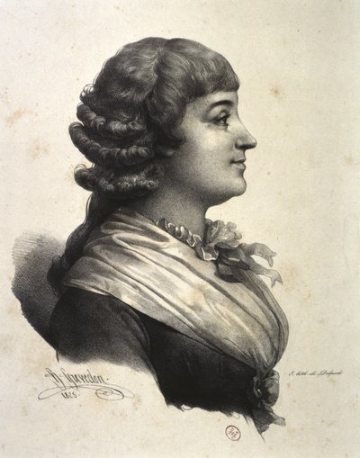MADAME ROLAND (Marie-Jeanne Roland de la Platière by French School