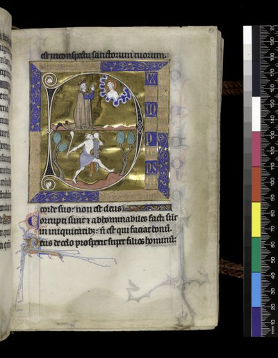 MS 300 f.57r, David Tanrı