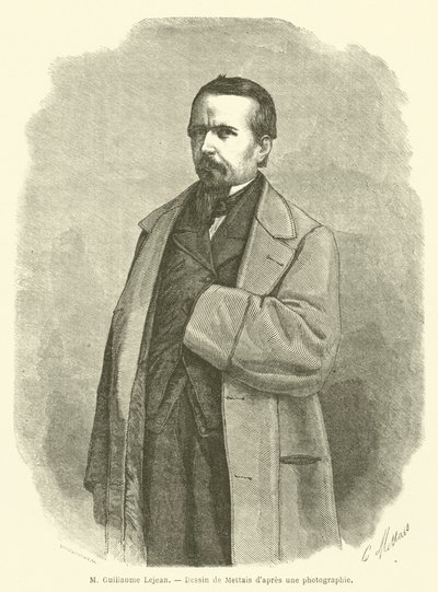 M Guillaume Lejean (gravür) by French School