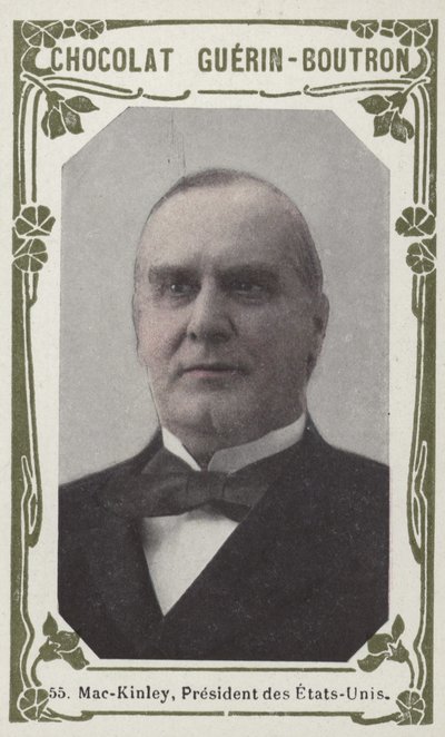Mac-Kinley, Amerika Birleşik Devletleri Başkanı (renkli fotoğraf) by French School
