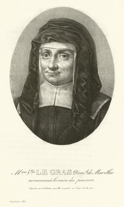 Madam Le Gras, Louise de Marillac by French School