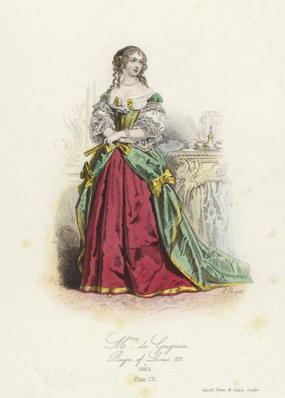 Madam de Grignan, Louis XIV zamanının Fransız aristokratı by French School