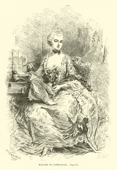 Madam de Pompadour by French School