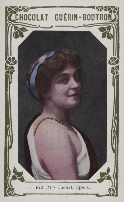 Matmazel Chenal, Opera (renkli fotoğraf) by French School