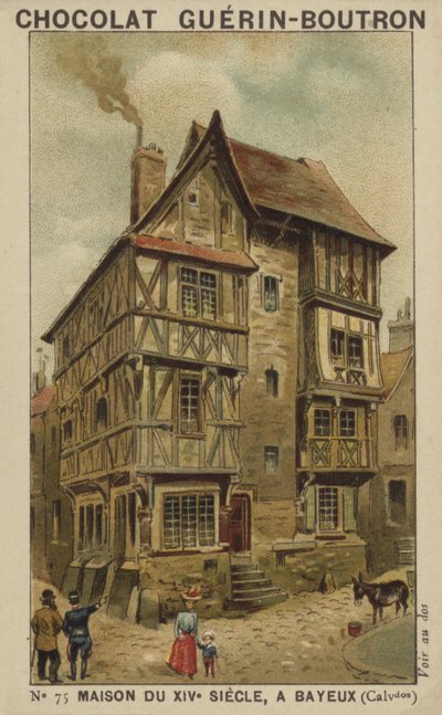 14. yüzyıl evi, Bayeux, Calvados