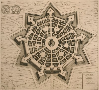 Palmanova Haritası, Les Villes de Venetie