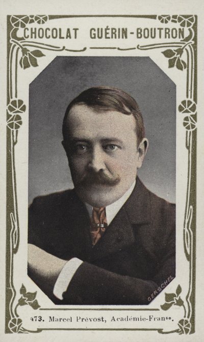 Marcel Prevost, Academie-Francaise (renkli fotoğraf) by French School