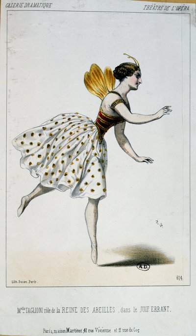 Maria Taglioni (1804-84), Jacques Fromental Halevy (1799-1862) tarafından Le Juif