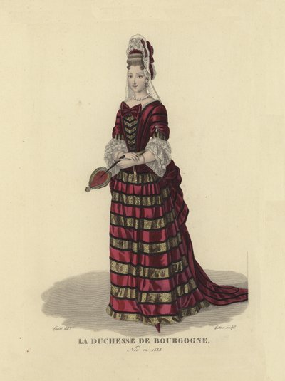 Savoy Marie-Adelaide, Burgonya Düşesi by French School