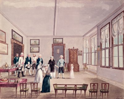 Marie-Therese-Charlotte de Bourbon, Madame Royale, kuzenleri Avusturya İmparatoru II. Francis ve karısı Maria Teresa ile 1795