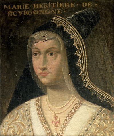 Marie, Burgonya Düşesi by French School