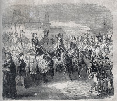 Kral Louis X the Hutin (1289-1316) ve kardeşleri Philippe