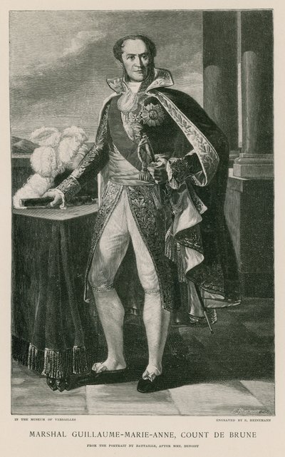 Mareşal Guillaume-Marie-Anne, Brune Kontu by French School