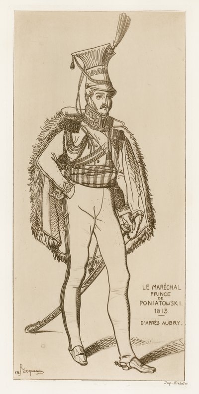 Mareşal Prens Poniatowski, 1813 by French School
