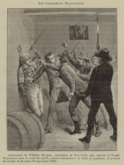Masonik suikastlar (gravür) by French School