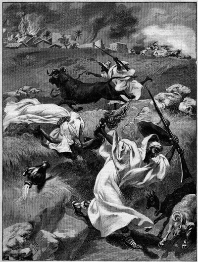 Massacres du Touat (Kuzey Afrika). "La Terre Illustree" n°54