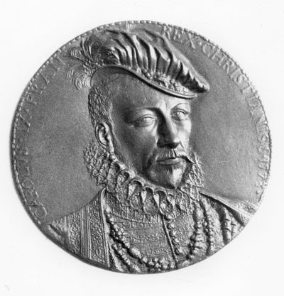 Charles IX Madalyonu, Fransa Kralı (bronz) by French School
