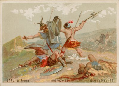 Merovee, Fransa Kralı (412-457) by French School